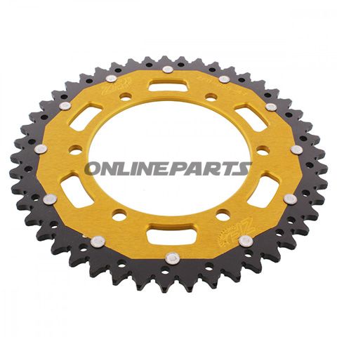 Rear Sprocket Dual 47 Tooth Pitch 520 Goldinner Diameter 125 Bolt Spacing 145
