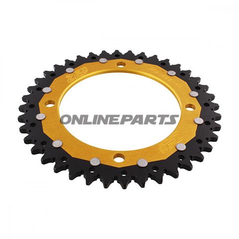 Rear Sprocket Dual 40 Tooth Pitch 520 Goldzf Inner Diameter 125 Bolt Spacing 145