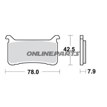 Brake Pads Carbon Crq Trwalternative: 7320122