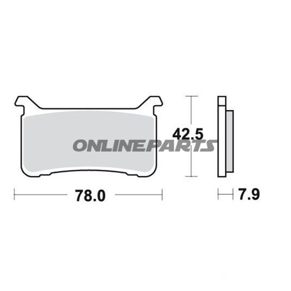 Brake Pads Carbon Crq Trwalternative: 7320122
