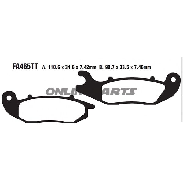 Brake Pads Sint Mx-S Ebc Mxs465