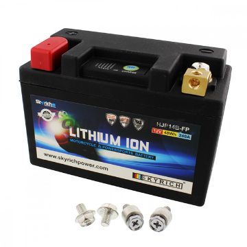 Battery Motorcycle Ltm14b Skyrichlithium Ion With Voltage Display And Overcharge Protection