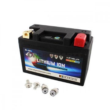 Battery Motorcycle Ltm14bl Skyrichlithium Ion With Voltage Display And Overcharge Protection