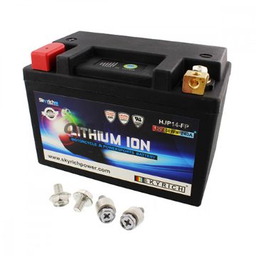 Battery Motorcycle Ltm14 Skyrichlithium Ion With Voltage Display And Overcharge Protection