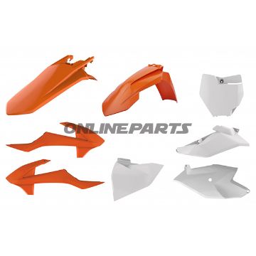 Komplettkit orange 16/schwarz/weiß