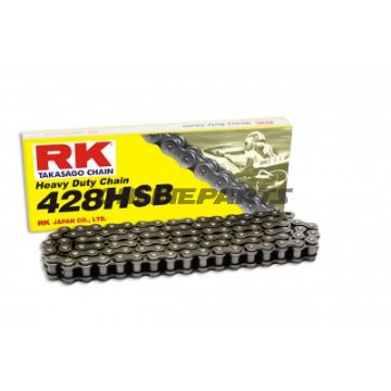 Rk Std Chain 428Hsb/118Open Chain With Clip Link