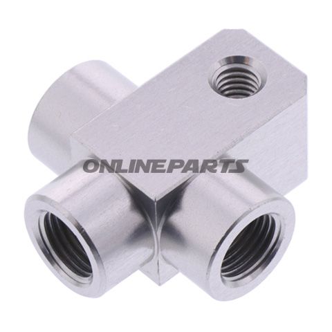 3 Way Manifold Threadedtyp813-1 Silver