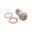 Banjo Bolt Single M10x1.00Stainless Steel A4 Rac Pb
