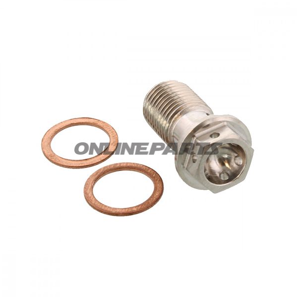 Banjo Bolt Single M10x1.00Stainless Steel A4 Rac Pb