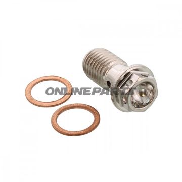 Banjo Bolt Single M10x1.25Stainless Steel A4 Rac Pb