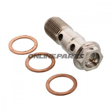 Banjo Bolt Double M10x1.00Titan Rac Pb