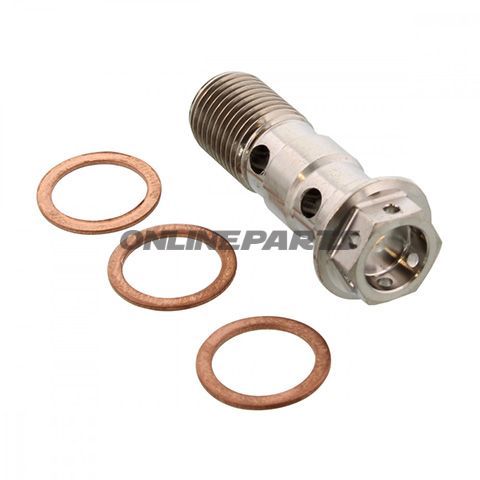 Banjo Bolt Double M10x1.00Titan Rac Pb