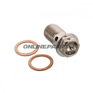 Banjo Bolt Single M10x1.00Titan Rac Pb