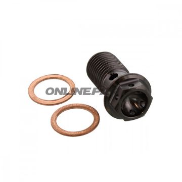 Banjo Bolt Single M10x1.00Titan Rac Black Pb