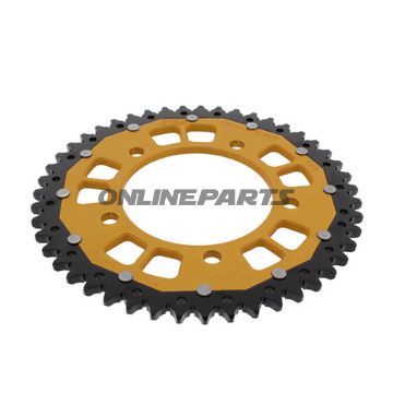 Rear Sprocket Dual 47 Tooth Pitch 525 Goldzf Inner Diameter 112 Bolt Spacing 138