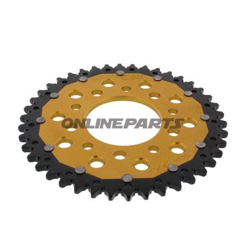 Rear Sprocket Dual 42 Tooth Pitch 525 Goldzf Inner Diameter 080 Bolt Spacing 110