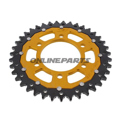 Rear Sprocket Dual 39 Tooth Pitch 525 Goldzf Inner Diameter 080 Bolt Spacing 104