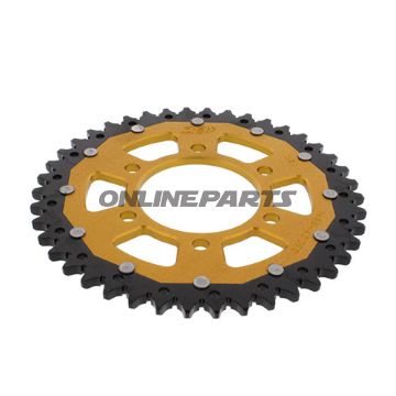 Rear Sprocket Dual 42 Tooth Pitch 525 Goldzf Inner Diameter 080 Bolt Spacing 104