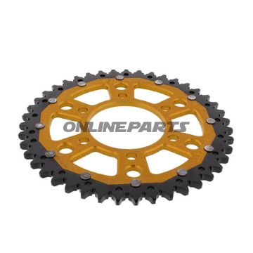 Rear Sprocket Dual 43 Tooth Pitch 525 Goldzf Inner Diameter 080 Bolt Spacing 104