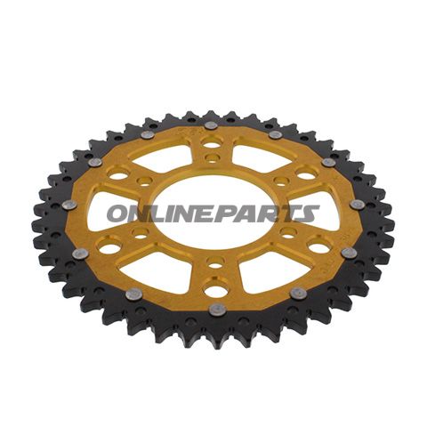 Rear Sprocket Dual 44 Tooth Pitch 525 Goldzf Inner Diameter 080 Bolt Spacing 104