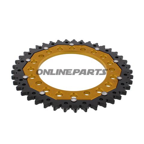 Rear Sprocket Dual 41 Tooth Pitch 525 Goldzf Inner Diameter 120 Bolt Spacing 140