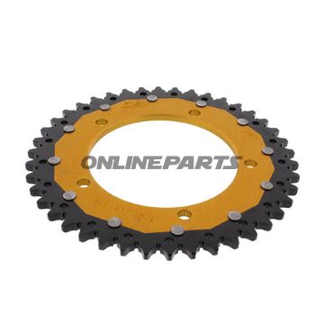 Rear Sprocket Dual 42 Tooth Pitch 525 Goldzf Inner Diameter 120 Bolt Spacing 140