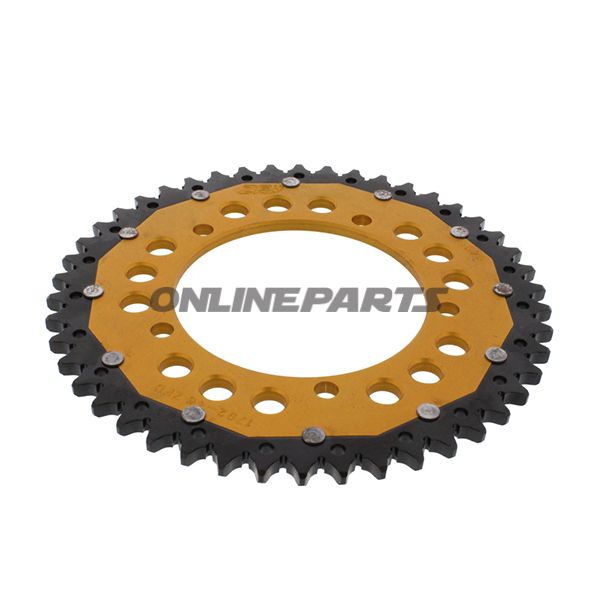 Rear Sprocket Dual 46 Tooth Pitch 525 Goldzf Inner Diameter 120 Bolt Spacing 140