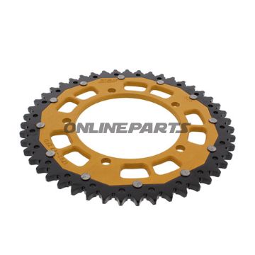 Rear Sprocket Dual 47 Tooth Pitch 525 Goldzf Inner Diameter 120 Bolt Spacing 140
