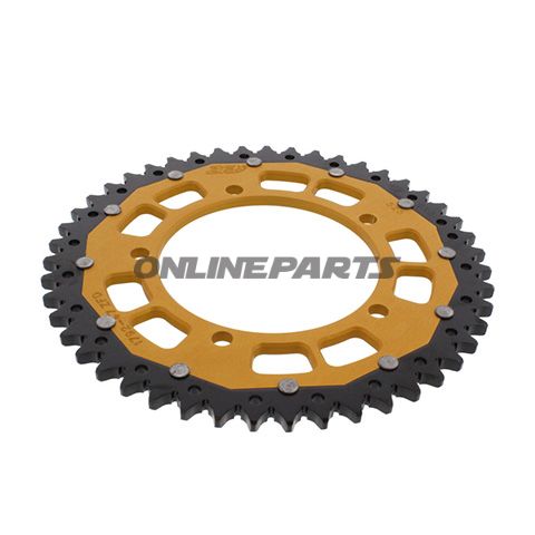 Rear Sprocket Dual 47 Tooth Pitch 525 Goldzf Inner Diameter 120 Bolt Spacing 140