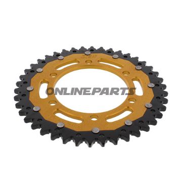 Rear Sprocket Dual 42 Tooth Pitch 525 Goldzf Inner Diameter 106 Bolt Spacing 125