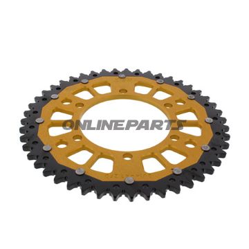 Rear Sprocket Dual 47 Tooth Pitch 525 Goldzf Inner Diameter 106 Bolt Spacing 125
