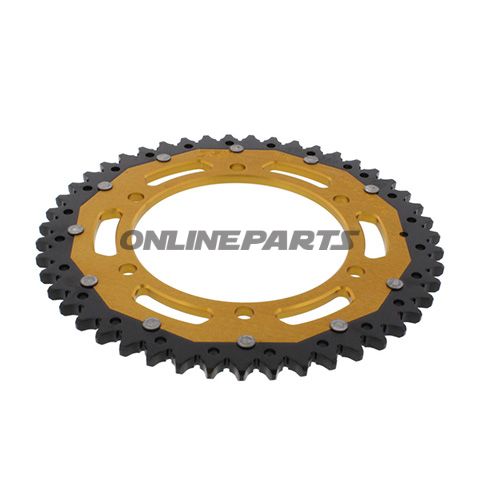 Rear Sprocket Dual 47 Tooth Pitch 525 Goldzf Inner Diameter 130 Bolt Spacing 150
