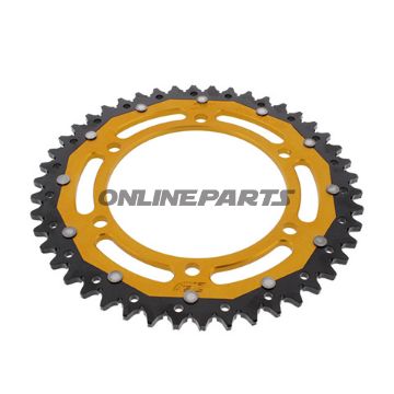 Rear Sprocket Dual 46 Tooth Pitch 520 Goldzf Inner Diameter 130 Bolt Spacing 150