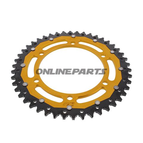 Rear Sprocket Dual 46 Tooth Pitch 520 Goldzf Inner Diameter 130 Bolt Spacing 150