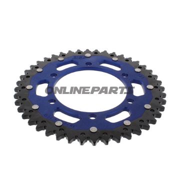 Rear Sprocket Dual 44 Tooth Pitch 525 Bluezf Inner Diameter 110 Bolt Spacing 130