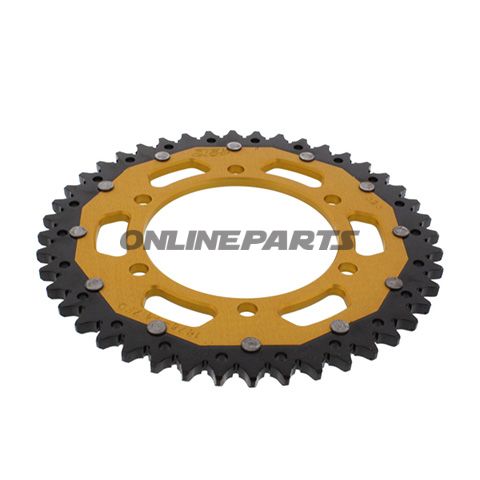 Rear Sprocket Dual 44 Tooth Pitch 525 Goldzf Inner Diameter 110 Bolt Spacing 130