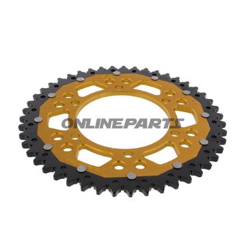 Rear Sprocket Dual 47 Tooth Pitch 525 Goldzf Inner Diameter 110 Bolt Spacing 130