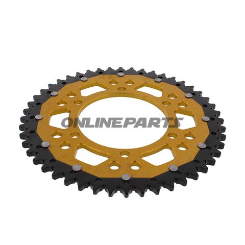 Rear Sprocket Dual 48 Tooth Pitch 525 Goldzf Inner Diameter 110 Bolt Spacing 130