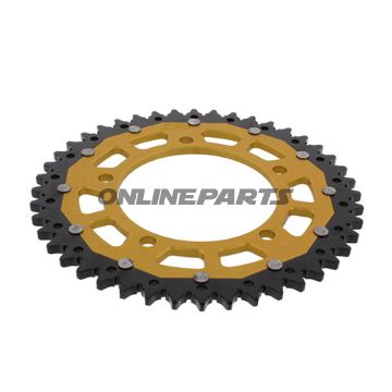Rear Sprocket Dual 44 Tooth Pitch 525 Goldzf Inner Diameter 110 Bolt Spacing 130.8