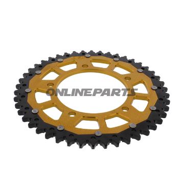 Rear Sprocket Dual 46 Tooth Pitch 525 Goldzf Inner Diameter 110 Bolt Spacing 130.8