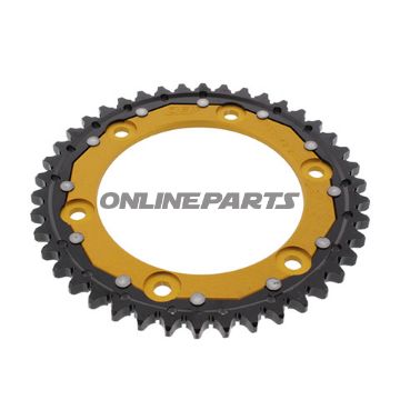 Rear Sprocket Dual 42 Tooth Pitch 530 Goldzf Inner Diameter 134 Bolt Spacing 160