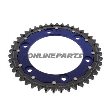 Rear Sprocket Dual 44 Tooth Pitch 530 Bluezf Inner Diameter 134 Bolt Spacing 160
