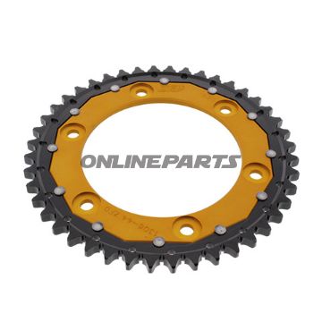 Rear Sprocket Dual 44 Tooth Pitch 530 Goldzf Inner Diameter 134 Bolt Spacing 160