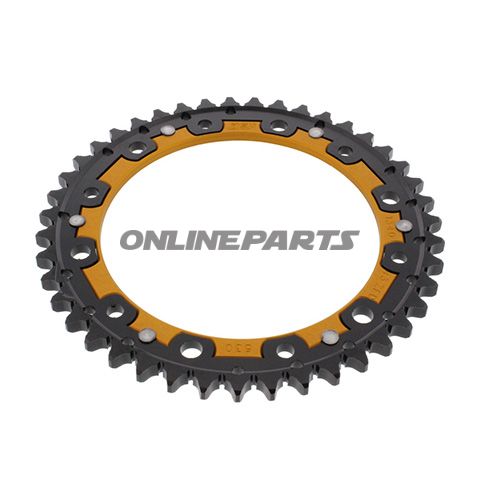 Rear Sprocket Dual 43 Tooth Pitch 530 Goldzf Inner Diameter 154 Bolt Spacing 176