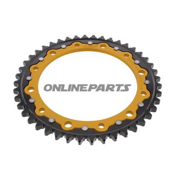 Rear Sprocket Dual 44 Tooth Pitch 530 Goldzf Inner Diameter 154 Bolt Spacing 176