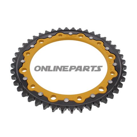 Rear Sprocket Dual 44 Tooth Pitch 530 Goldzf Inner Diameter 154 Bolt Spacing 176