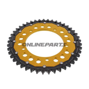 Rear Sprocket Dual 45 Tooth Pitch 530 Goldzf Inner Diameter 120 Bolt Spacing 140