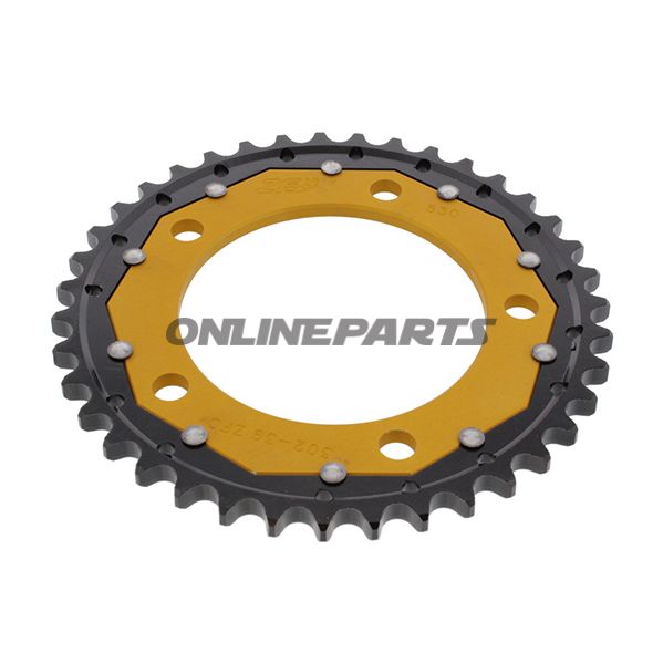 Rear Sprocket Dual 39 Tooth Pitch 530 Goldzf Inner Diameter 112 Bolt Spacing 138