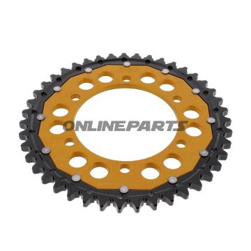 Rear Sprocket Dual 43 Tooth Pitch 530 Goldzf Inner Diameter 110 Bolt Spacing 130