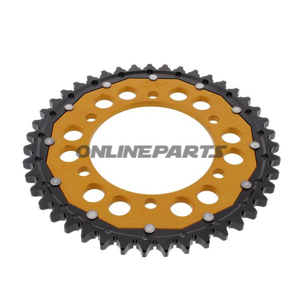 Rear Sprocket Dual 43 Tooth Pitch 530 Goldzf Inner Diameter 110 Bolt Spacing 130